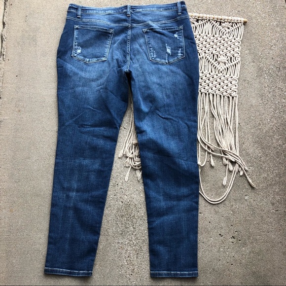 Kancan Distressed Plus Size Jeans Size 36 - Picture 8 of 11